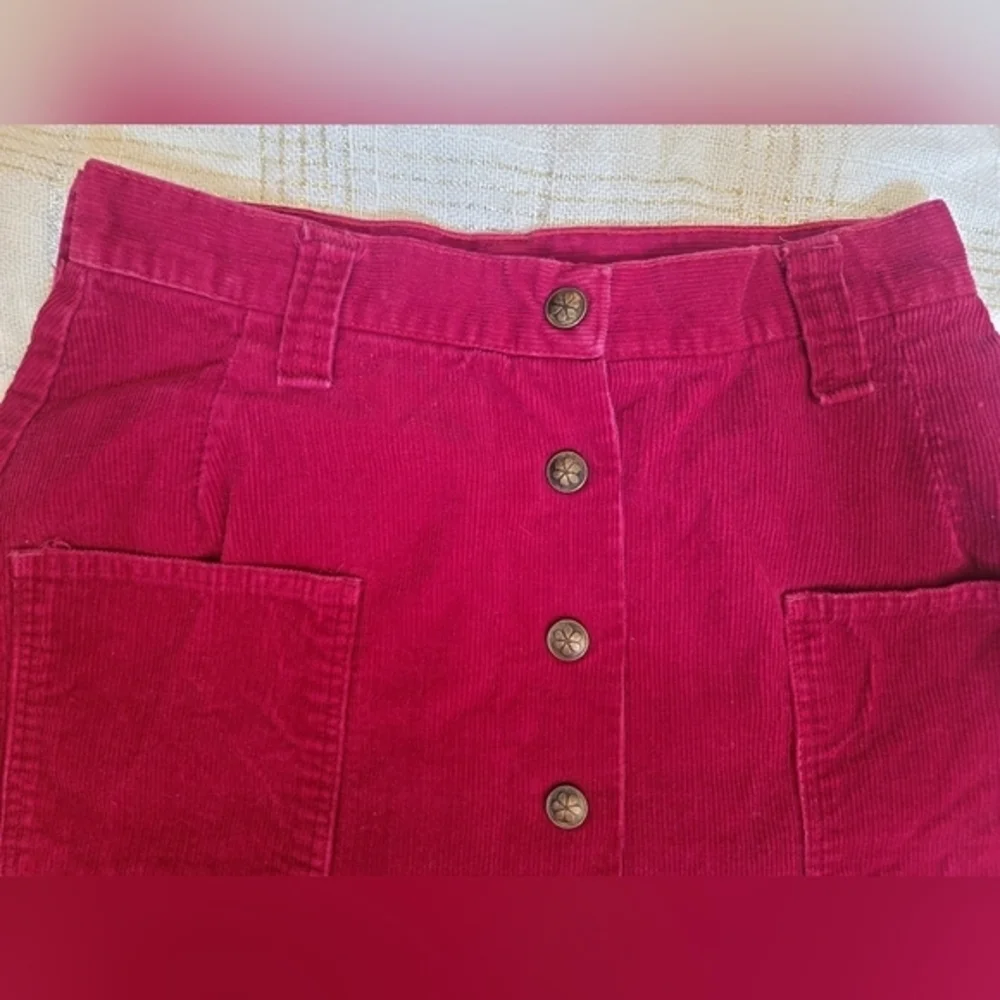 Vintage Lady Wrangler‎ Corduroy Skirt Sz 9/10 - Picture 2 of 7